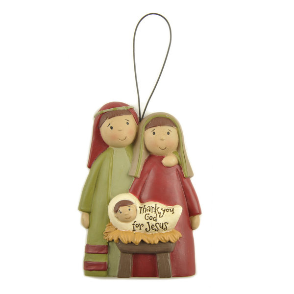 The Seasonal Aisle Nativity Hanging Figurine Ornament Wayfair.co.uk